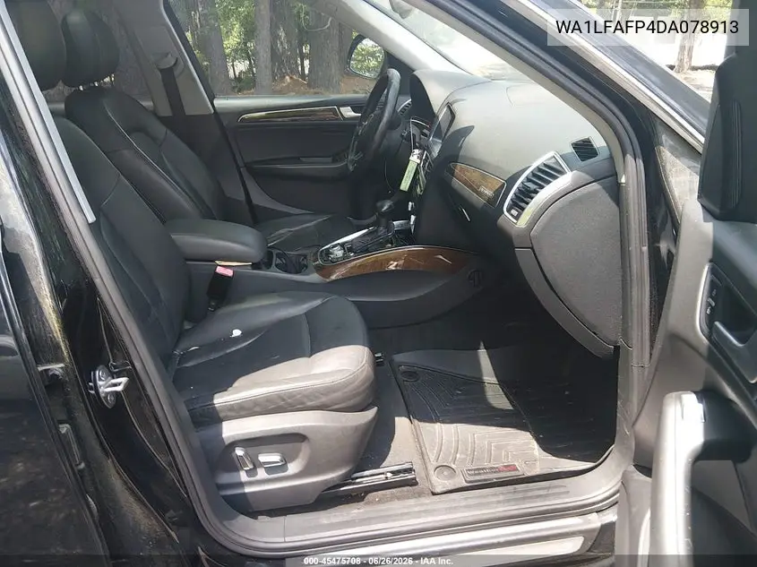 2013 Audi Q5 2.0T Premium VIN: WA1LFAFP4DA078913 Lot: 45475708