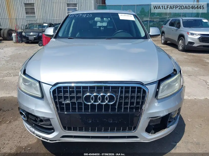 2013 Audi Q5 2.0T Premium VIN: WA1LFAFP2DA046445 Lot: 45494830