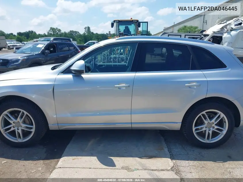 2013 Audi Q5 2.0T Premium VIN: WA1LFAFP2DA046445 Lot: 45494830