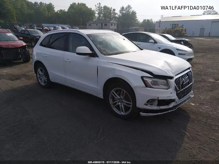 2013 Audi Q5 2.0T Premium VIN: WA1LFAFP1DA010746 Lot: 45655178