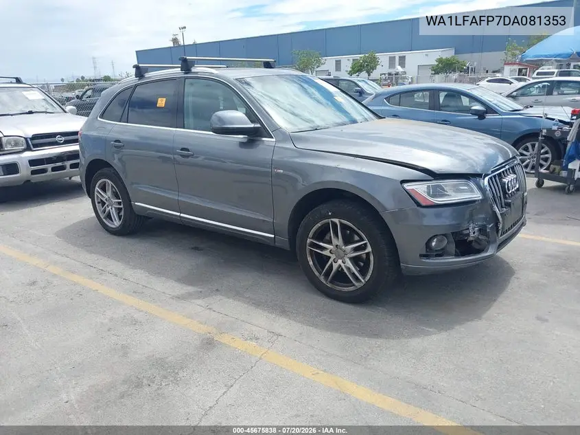 2013 Audi Q5 2.0T Premium VIN: WA1LFAFP7DA081353 Lot: 45675838