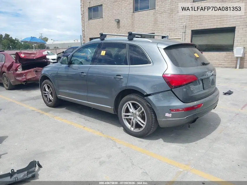 2013 Audi Q5 2.0T Premium VIN: WA1LFAFP7DA081353 Lot: 45675838