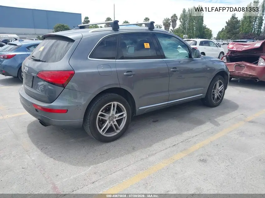 2013 Audi Q5 2.0T Premium VIN: WA1LFAFP7DA081353 Lot: 45675838