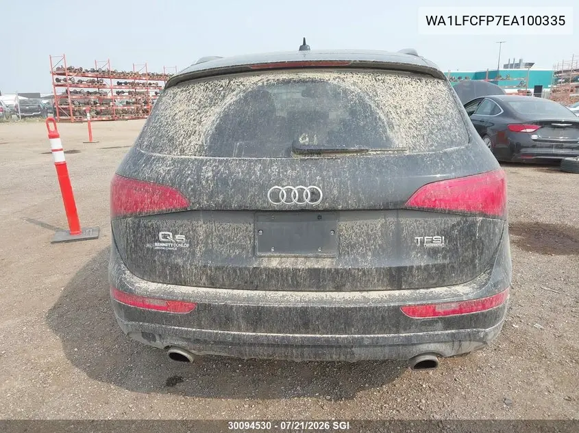 2014 Audi Q5 Premium Plus VIN: WA1LFCFP7EA100335 Lot: 30094530