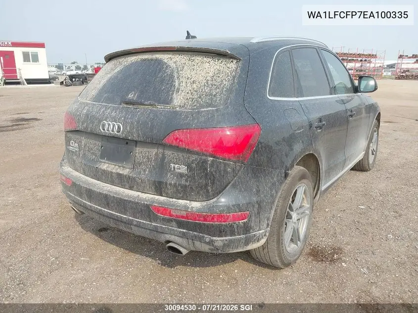 2014 Audi Q5 Premium Plus VIN: WA1LFCFP7EA100335 Lot: 30094530