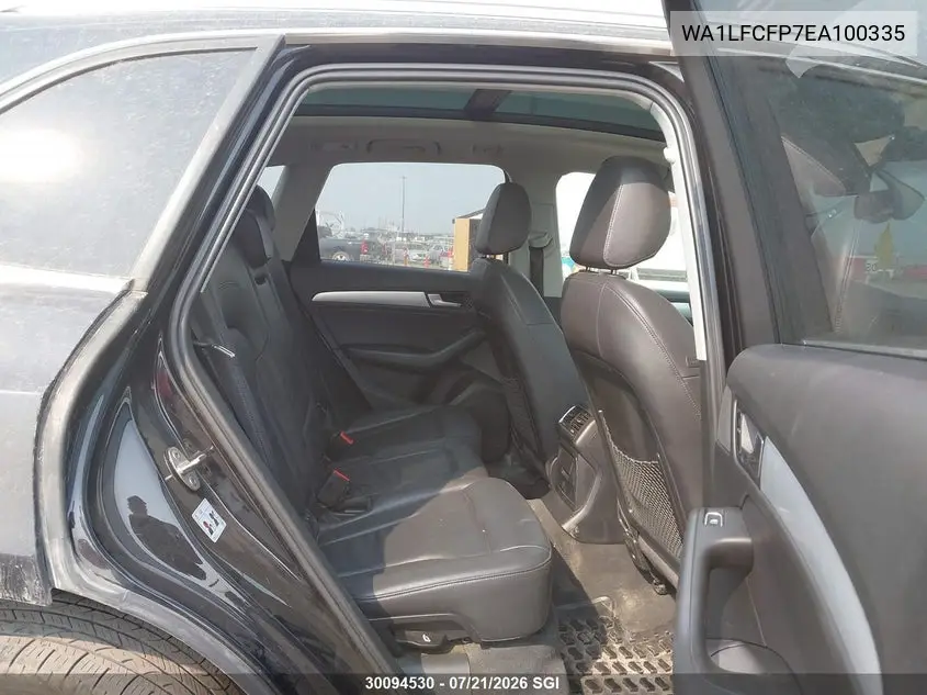 2014 Audi Q5 Premium Plus VIN: WA1LFCFP7EA100335 Lot: 30094530