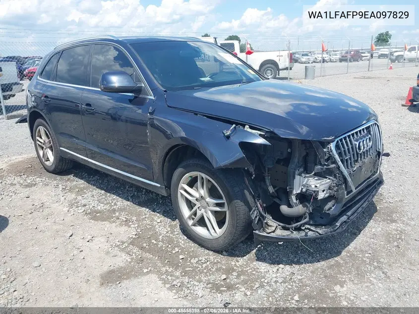 2014 Audi Q5 2.0T Premium VIN: WA1LFAFP9EA097829 Lot: 45555398