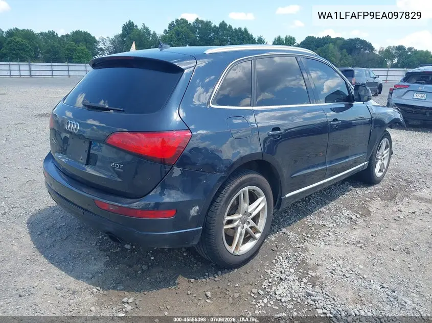 2014 Audi Q5 2.0T Premium VIN: WA1LFAFP9EA097829 Lot: 45555398