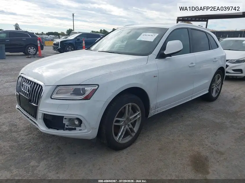 2014 Audi Q5 3.0T Premium Plus VIN: WA1DGAFP2EA039742 Lot: 45650367