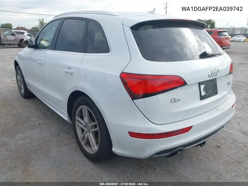 2014 Audi Q5 3.0T Premium Plus VIN: WA1DGAFP2EA039742 Lot: 45650367