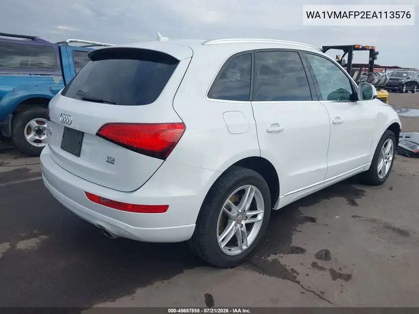 2014 Audi Q5 3.0 Tdi Premium Plus VIN: WA1VMAFP2EA113576 Lot: 45687858
