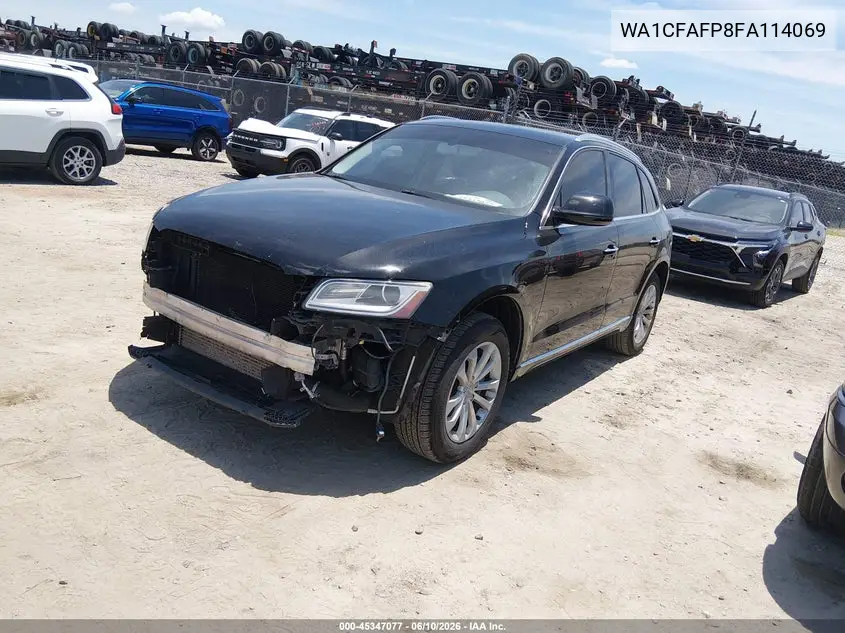 2015 Audi Q5 2.0T Premium VIN: WA1CFAFP8FA114069 Lot: 45347077