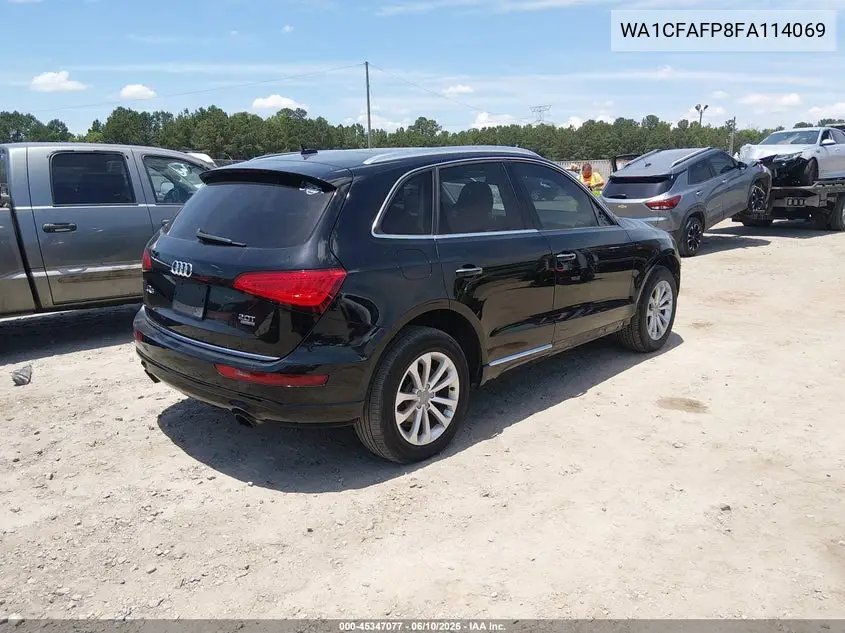2015 Audi Q5 2.0T Premium VIN: WA1CFAFP8FA114069 Lot: 45347077