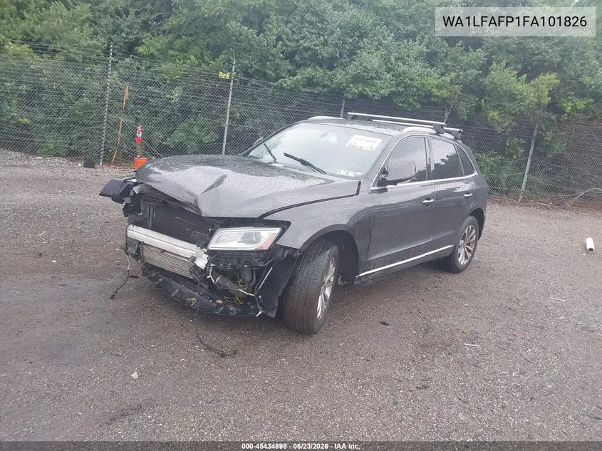 2015 Audi Q5 2.0T Premium VIN: WA1LFAFP1FA101826 Lot: 45434898