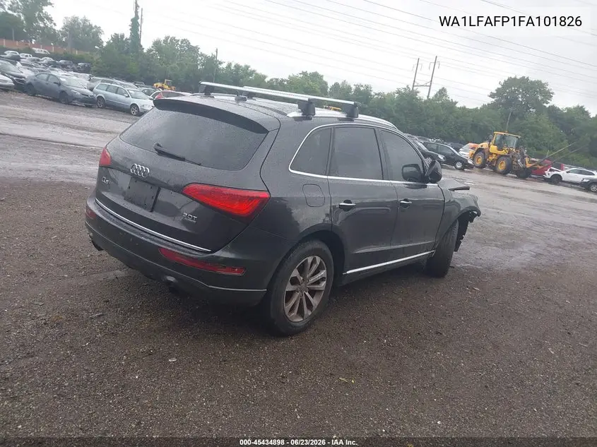 2015 Audi Q5 2.0T Premium VIN: WA1LFAFP1FA101826 Lot: 45434898