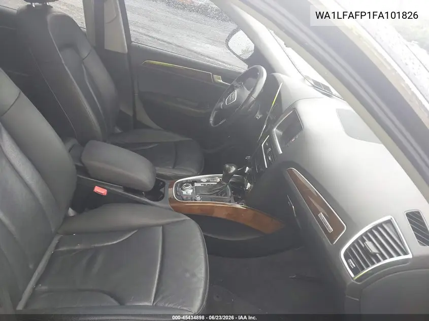 2015 Audi Q5 2.0T Premium VIN: WA1LFAFP1FA101826 Lot: 45434898