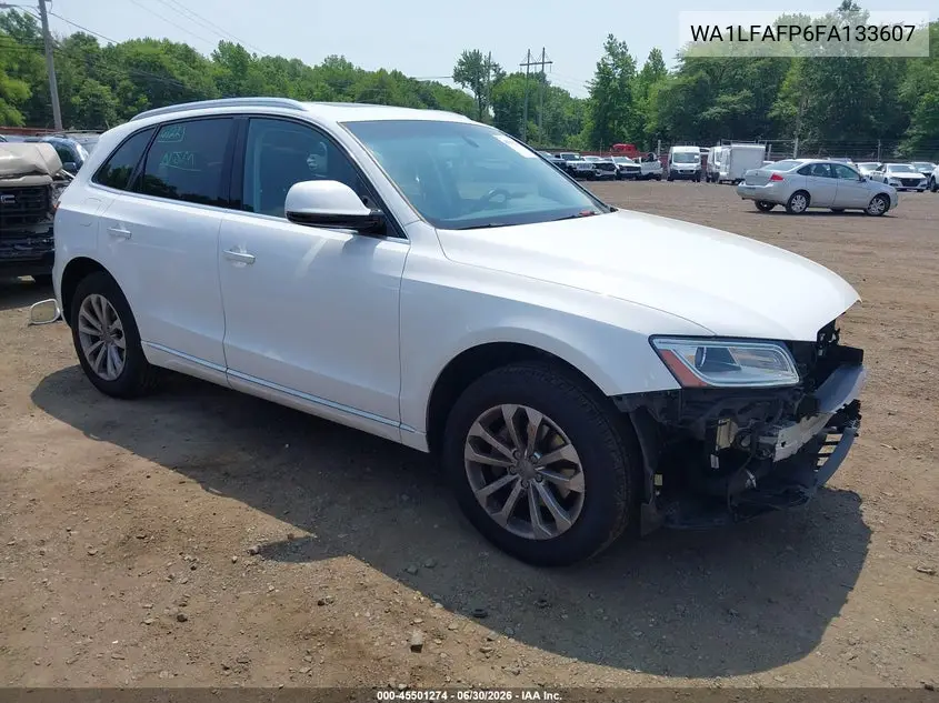 2015 Audi Q5 2.0T Premium VIN: WA1LFAFP6FA133607 Lot: 45501274