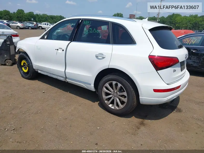 2015 Audi Q5 2.0T Premium VIN: WA1LFAFP6FA133607 Lot: 45501274