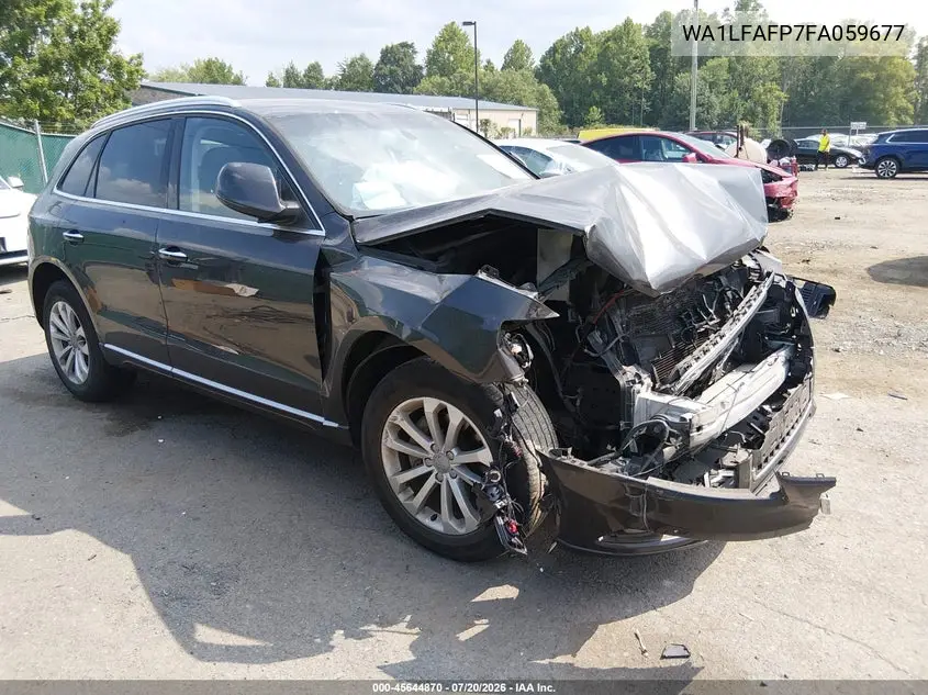 2015 Audi Q5 2.0T Premium VIN: WA1LFAFP7FA059677 Lot: 45644870