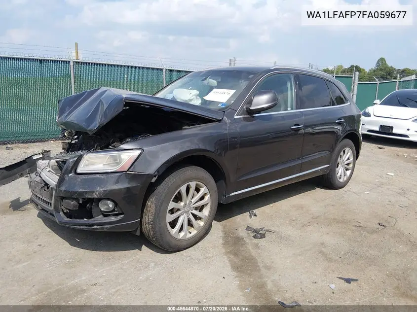 2015 Audi Q5 2.0T Premium VIN: WA1LFAFP7FA059677 Lot: 45644870