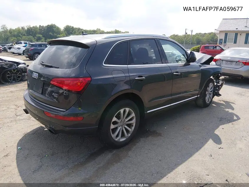 2015 Audi Q5 2.0T Premium VIN: WA1LFAFP7FA059677 Lot: 45644870