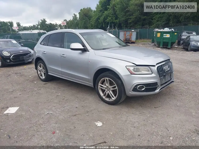 2015 Audi Q5 3.0T Premium Plus VIN: WA1DGAFP8FA102408 Lot: 45658062