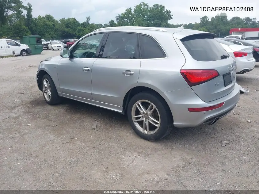 2015 Audi Q5 3.0T Premium Plus VIN: WA1DGAFP8FA102408 Lot: 45658062