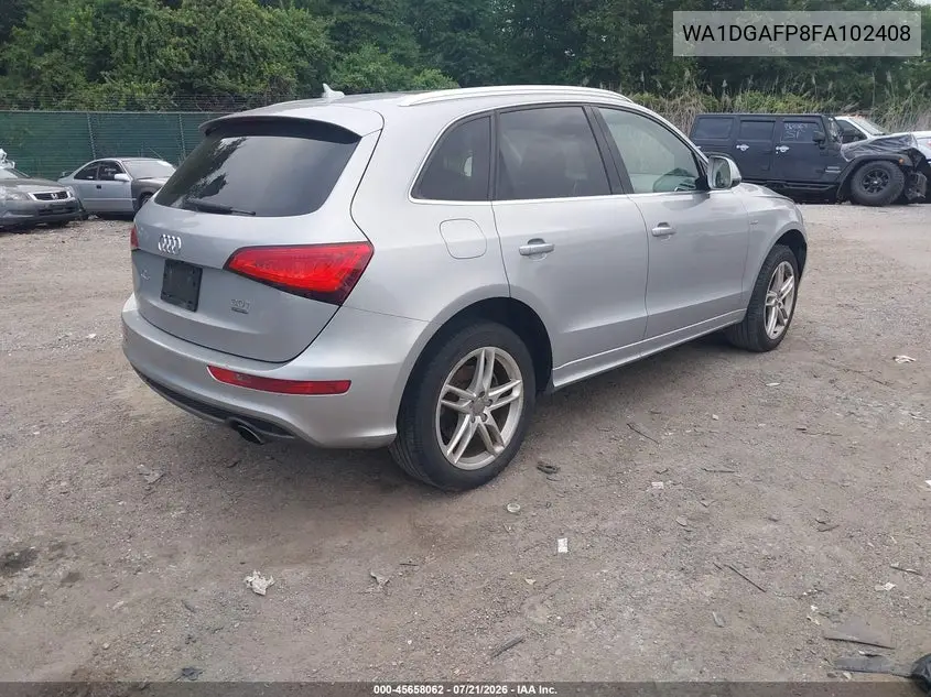2015 Audi Q5 3.0T Premium Plus VIN: WA1DGAFP8FA102408 Lot: 45658062