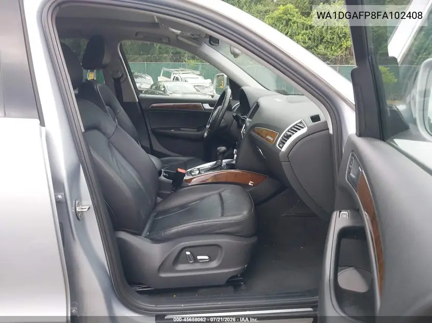 2015 Audi Q5 3.0T Premium Plus VIN: WA1DGAFP8FA102408 Lot: 45658062