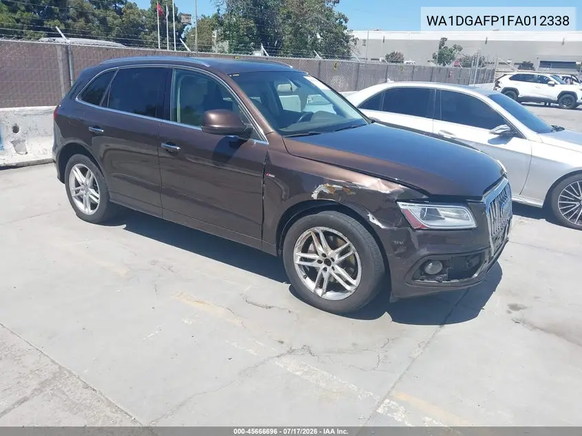 2015 Audi Q5 3.0T Premium Plus VIN: WA1DGAFP1FA012338 Lot: 45666696