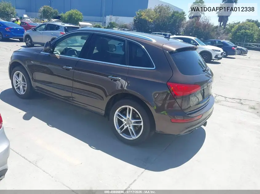 2015 Audi Q5 3.0T Premium Plus VIN: WA1DGAFP1FA012338 Lot: 45666696