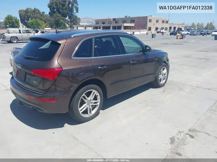 2015 Audi Q5 3.0T Premium Plus VIN: WA1DGAFP1FA012338 Lot: 45666696