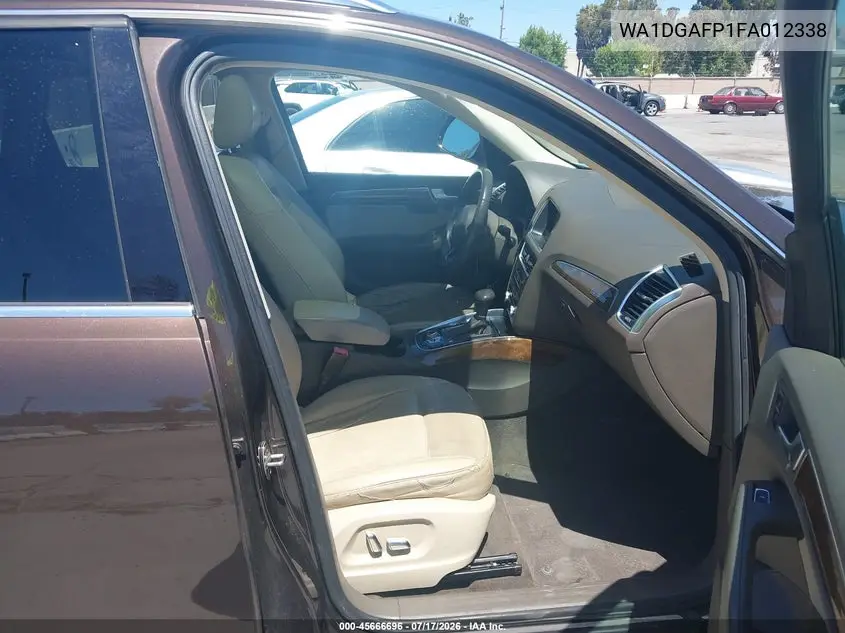 2015 Audi Q5 3.0T Premium Plus VIN: WA1DGAFP1FA012338 Lot: 45666696