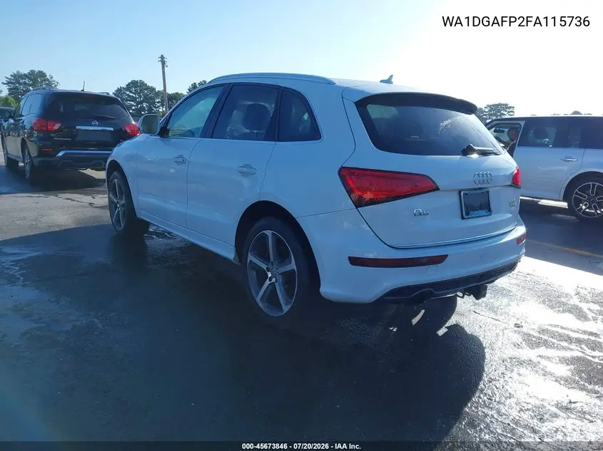 2015 Audi Q5 3.0T Premium Plus VIN: WA1DGAFP2FA115736 Lot: 45673846