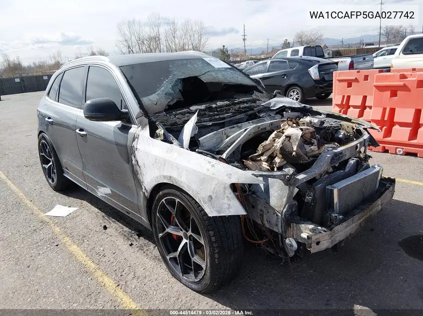 2016 Audi Sq5 3.0T Premium Plus VIN: WA1CCAFP5GA027742 Lot: 44514479
