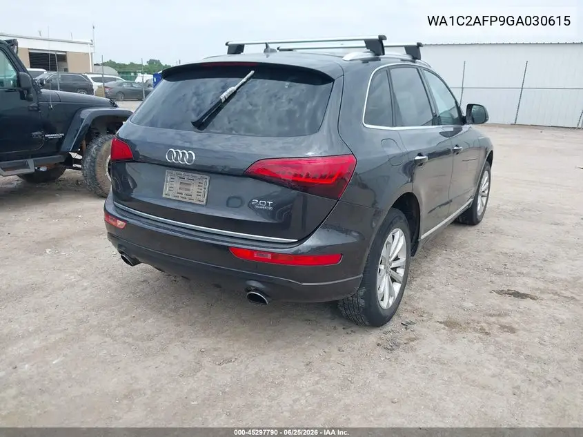 2016 Audi Q5 2.0T Premium VIN: WA1C2AFP9GA030615 Lot: 45297790
