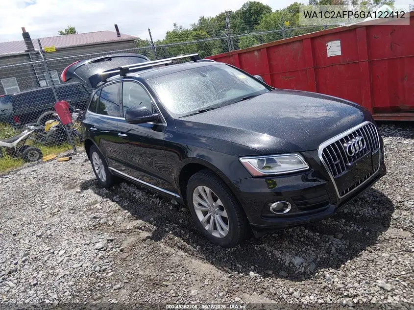 2016 Audi Q5 2.0T Premium VIN: WA1C2AFP6GA122412 Lot: 45362206