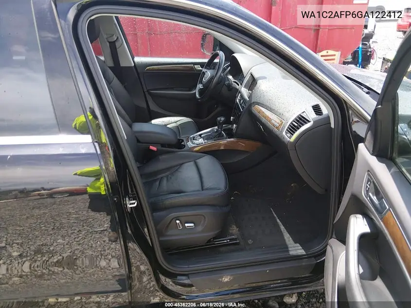 2016 Audi Q5 2.0T Premium VIN: WA1C2AFP6GA122412 Lot: 45362206
