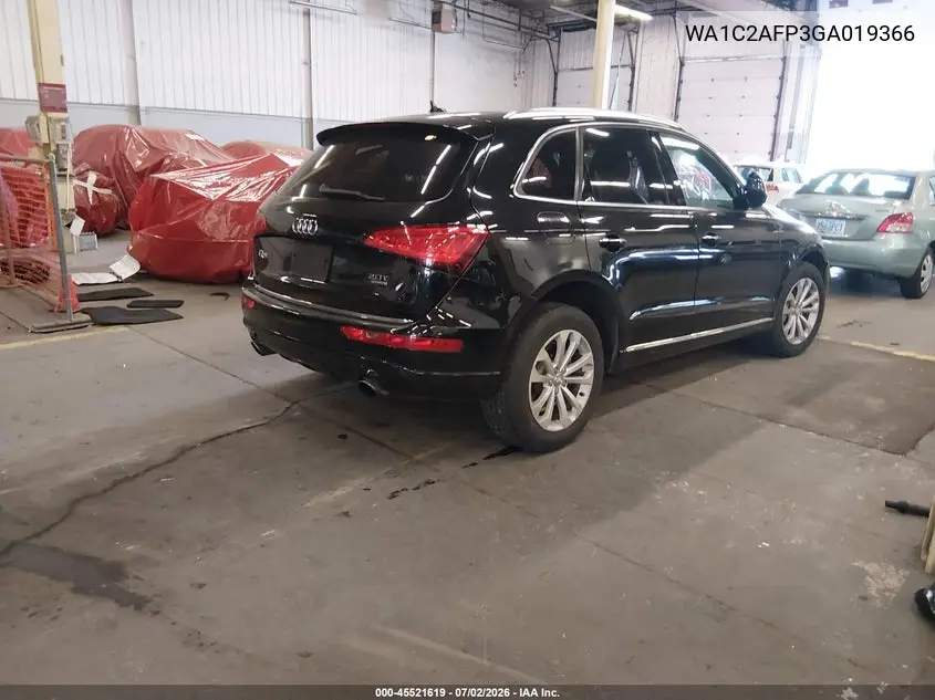 2016 Audi Q5 2.0T Premium VIN: WA1C2AFP3GA019366 Lot: 45521619