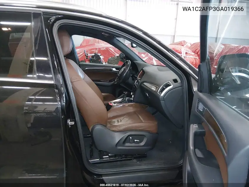 2016 Audi Q5 2.0T Premium VIN: WA1C2AFP3GA019366 Lot: 45521619