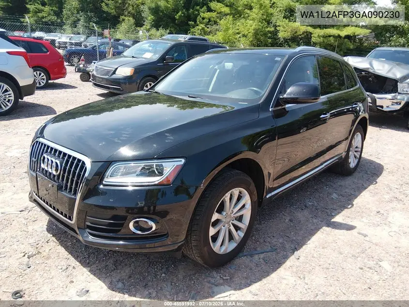 2016 Audi Q5 2.0T Premium VIN: WA1L2AFP3GA090230 Lot: 45591992
