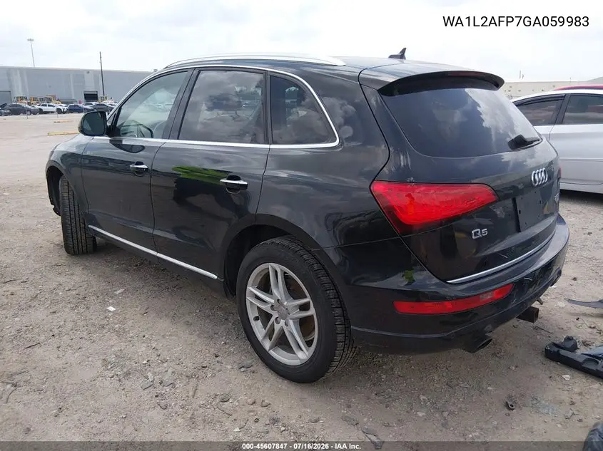2016 Audi Q5 2.0T Premium VIN: WA1L2AFP7GA059983 Lot: 45607847