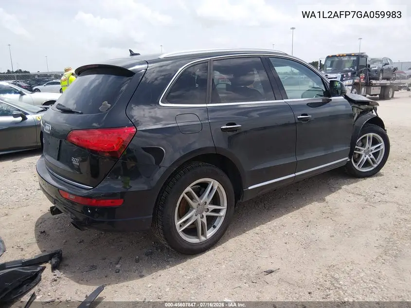 2016 Audi Q5 2.0T Premium VIN: WA1L2AFP7GA059983 Lot: 45607847