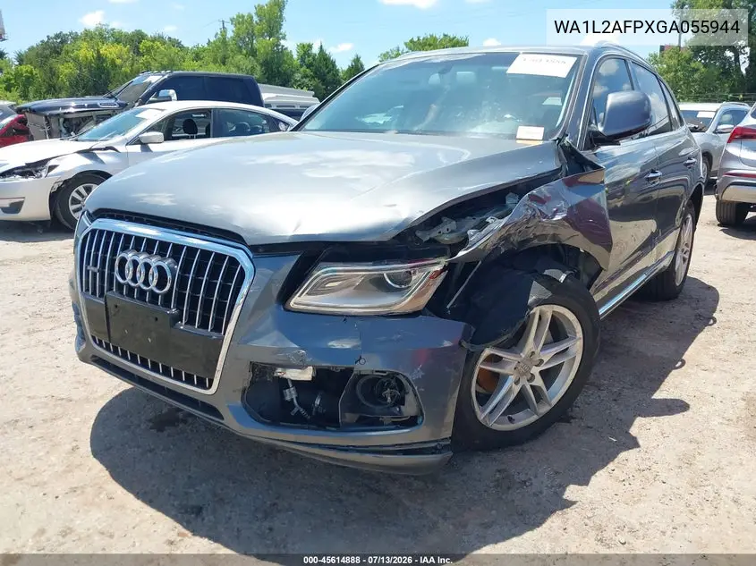 2016 Audi Q5 2.0T Premium VIN: WA1L2AFPXGA055944 Lot: 45614888