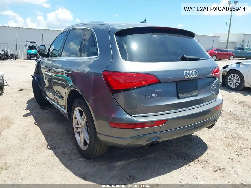 2016 Audi Q5 2.0T Premium VIN: WA1L2AFPXGA055944 Lot: 45614888