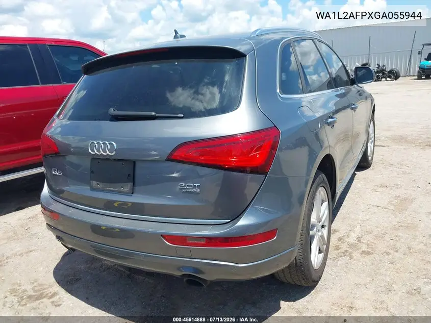 2016 Audi Q5 2.0T Premium VIN: WA1L2AFPXGA055944 Lot: 45614888