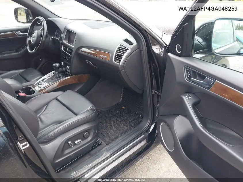 2016 Audi Q5 2.0T Premium VIN: WA1L2AFP4GA048259 Lot: 45625315