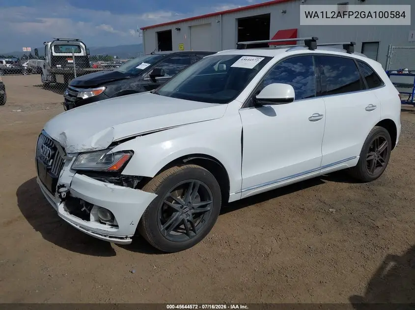 2016 Audi Q5 2.0T Premium VIN: WA1L2AFP2GA100584 Lot: 45644572