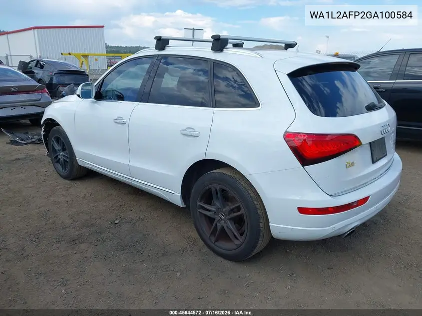 2016 Audi Q5 2.0T Premium VIN: WA1L2AFP2GA100584 Lot: 45644572
