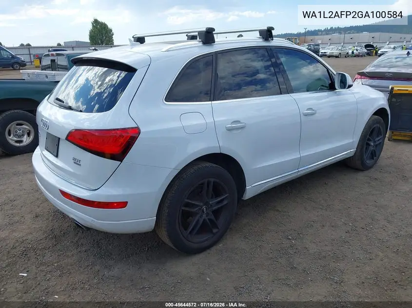 2016 Audi Q5 2.0T Premium VIN: WA1L2AFP2GA100584 Lot: 45644572